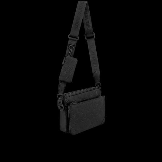 LV Trio Messenger Bag (Black)