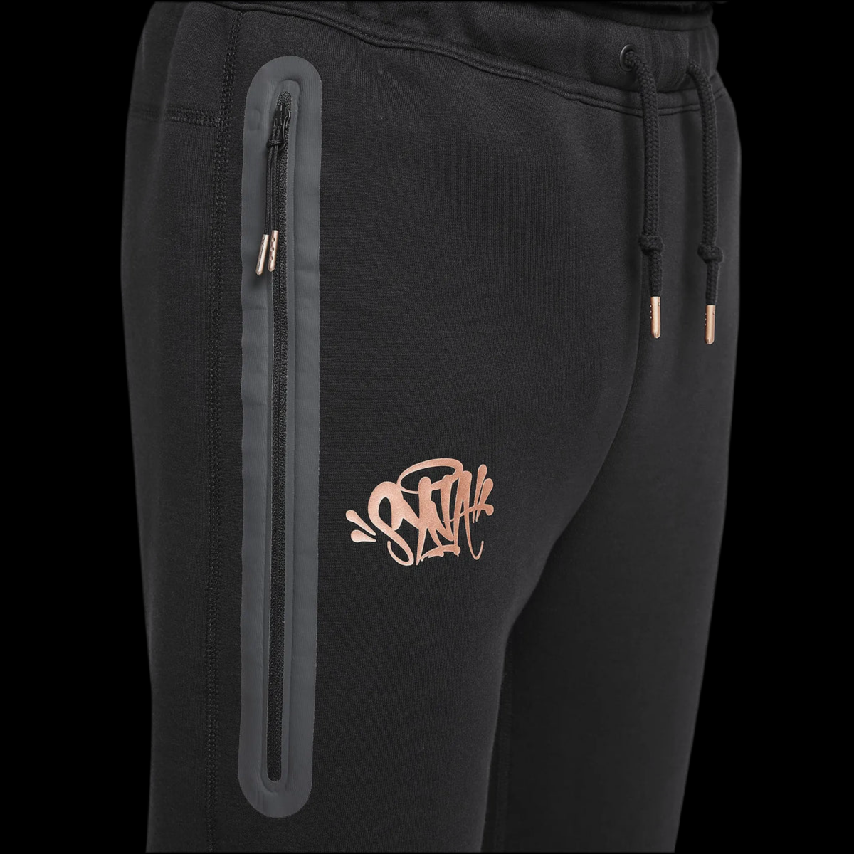 Syna Wrld x N1ke Tech Fleece Black Tracksuit