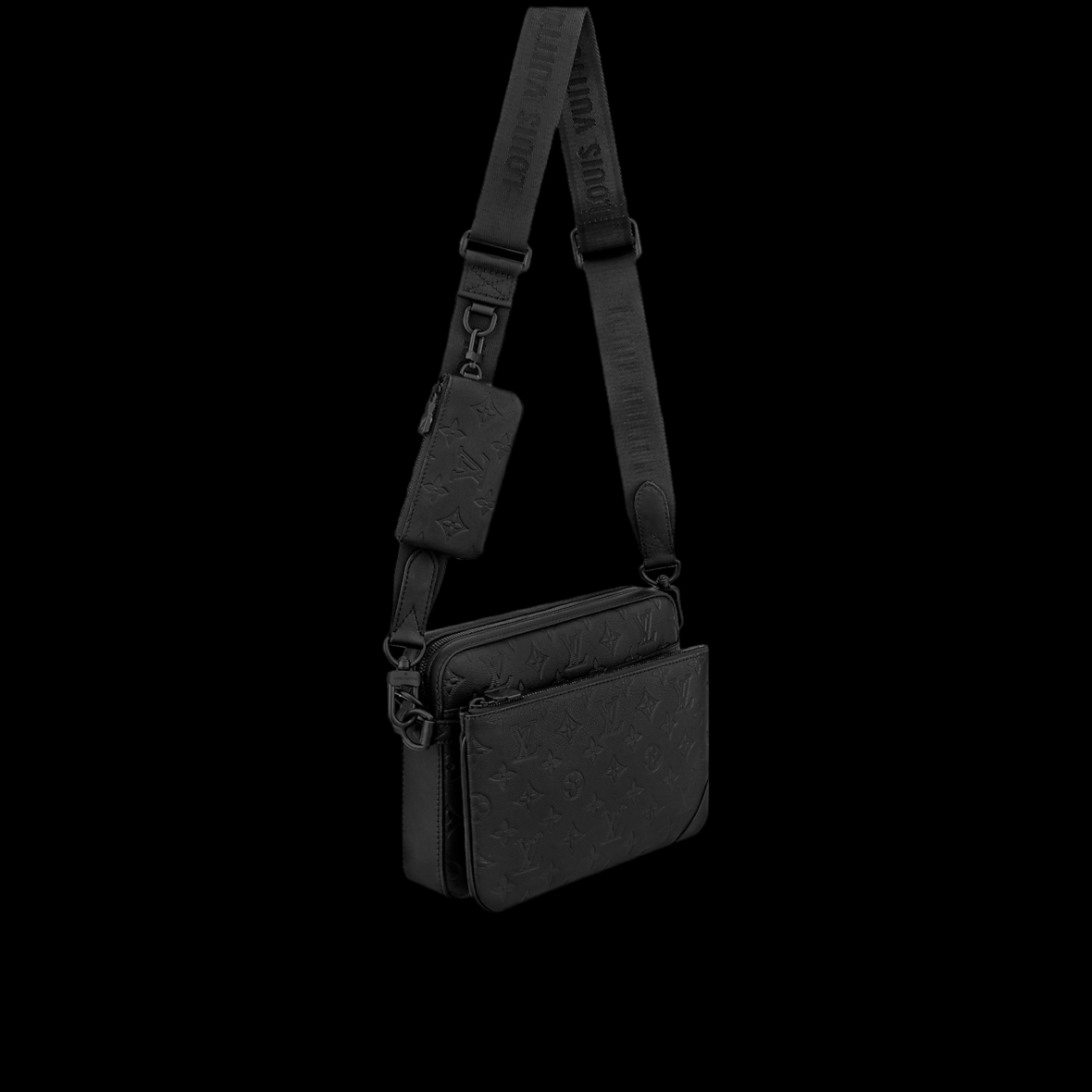 LV Trio Messenger Bag (Black)
