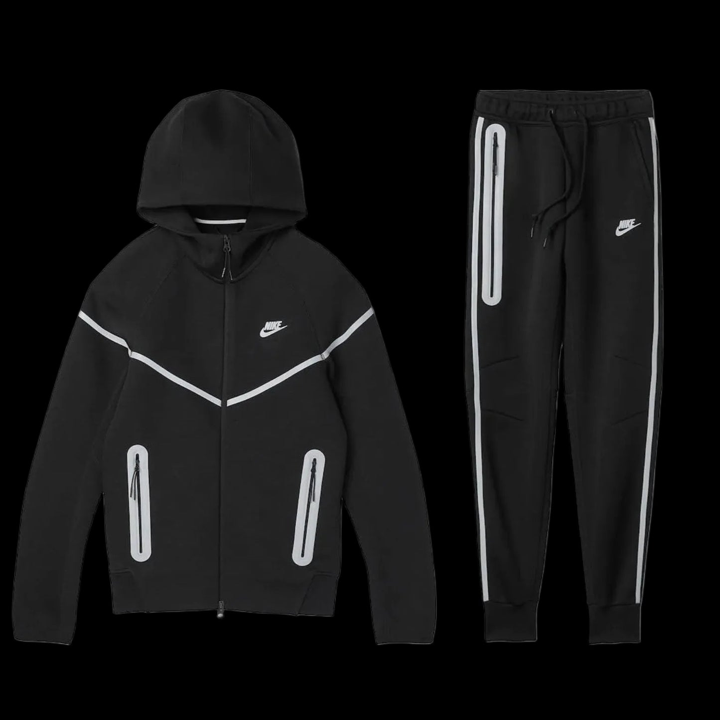 N1ke Tech Fleece Reflective Tracksuit